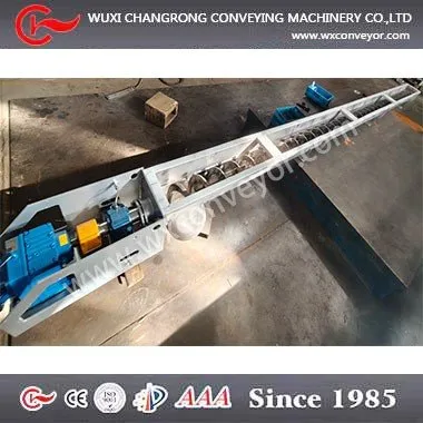 Máquina transportadora de parafuso sem eixo